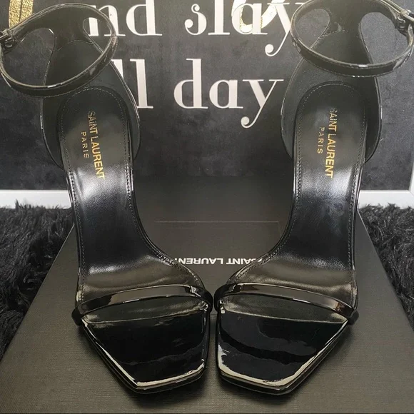 SOLD Saint Laurent- Opyum 110mm YSL heel sandals - Picture 7 of 14
